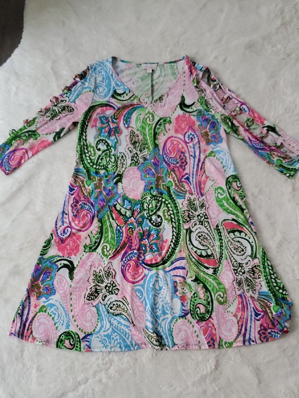 EUC Ivy Jane Multicolor Paisley M